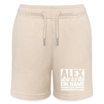Alexander Alexandra Alexa Alex - Stanley/Stella Teenager Bio-Joggingshorts MINI BOLTER - Natur - Vorne