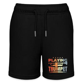 Sort de trompette - Short bio MINI BOLTER Stanley/Stella Ado - noir - Devant