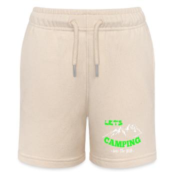 Camping Zelten Erlebnis in der Wildnis - Stanley/Stella Teenager Bio-Joggingshorts MINI BOLTER - Natur - Vorne