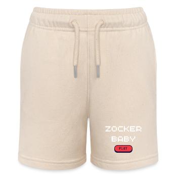 Zocker Baby  - Stanley/Stella Teenager Bio-Joggingshorts MINI BOLTER - Natur - Vorne