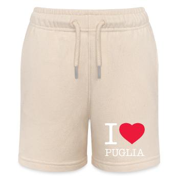 I LOVE PUGLIA Puglia Apulia - Stanley/Stella MINI BOLTER Organic Teen Jogging Shorts - soft Ecru - Front