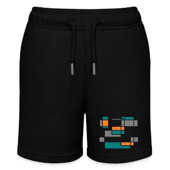 Graphic No.1 - Stanley/Stella Teenager Bio-Joggingshorts MINI BOLTER - Schwarz - Vorne