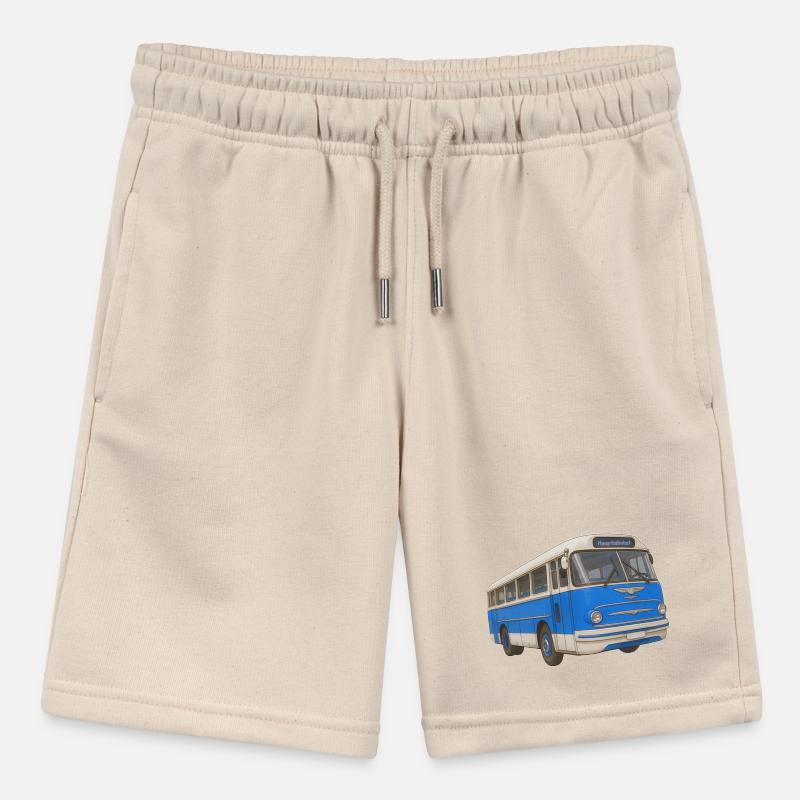 Vieux bus bleu Short bio MINI BOLTER Stanley/Stella Ado
