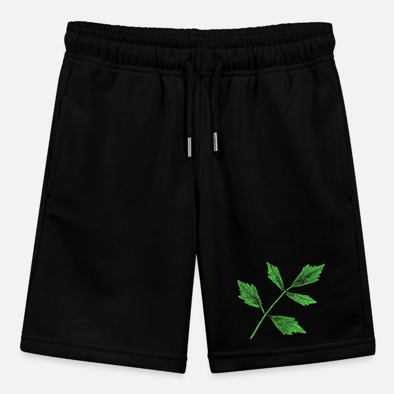 Leaf - Lovage / Herb Plant Stanley/Stella MINI BOLTER Organic Teen Jogging Shorts