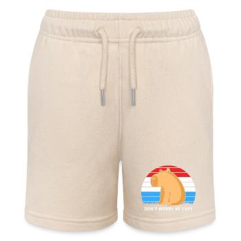 Capybara - Stanley/Stella Teenager Bio-Joggingshorts MINI BOLTER - Natur - Vorne