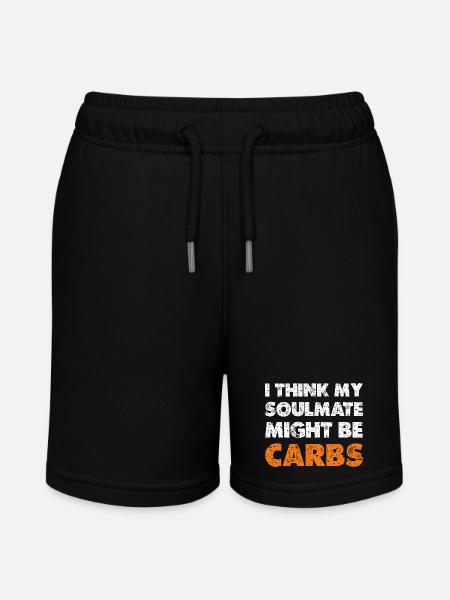 Kohlenhydrate als Seelenverwandte - Stanley/Stella Teenager Bio-Joggingshorts MINI BOLTER - Schwarz