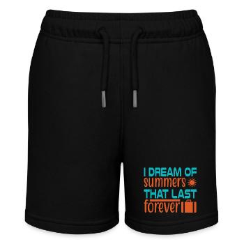 Dream of summer forever - Stanley/Stella MINI BOLTER Organic Teen Jogging Shorts - black - Front
