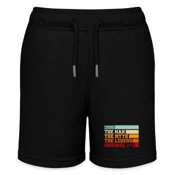 1996 The Man Myth Legend Original - Stanley/Stella Teenager Bio-Joggingshorts MINI BOLTER - Schwarz - Vorne