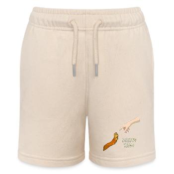 Dream Team - Stanley/Stella MINI BOLTER Organic Teen Jogging Shorts - soft Ecru - Front