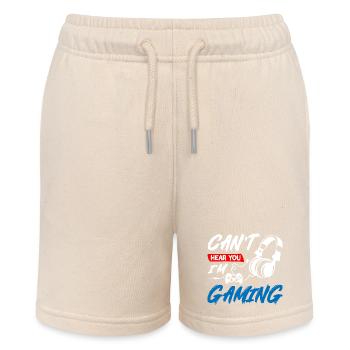 Cnat Hear You I Am Gaming - Stanley/Stella MINI BOLTER Organic Teen Jogging Shorts - soft Ecru - Front