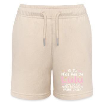 If you don't have a Lulu in your life Gift - Stanley/Stella MINI BOLTER Organic Teen Jogging Shorts - soft Ecru - Front