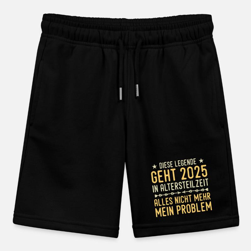 Partial retirement 2025 Approaching retirement Stanley/Stella MINI BOLTER Organic Teen Jogging Shorts