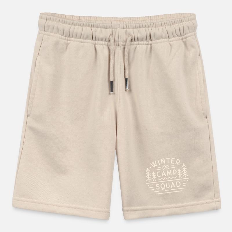 Wintercamp Squad Camping Ausflug Mountain Camper Stanley/Stella Teenager Bio-Joggingshorts MINI BOLTER
