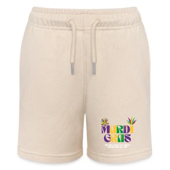 Mardi Gras Festival - Stanley/Stella MINI BOLTER Organic Teen Jogging Shorts - soft Ecru - Front