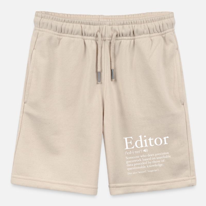 Funny Editor Definition Editor Definition - Editor Stanley/Stella MINI BOLTER Organic Teen Jogging Shorts