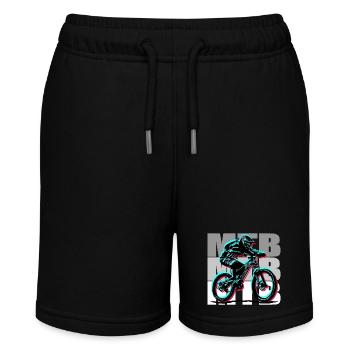 MTB Bike - Stanley/Stella Teenager Bio-Joggingshorts MINI BOLTER - Schwarz - Vorne