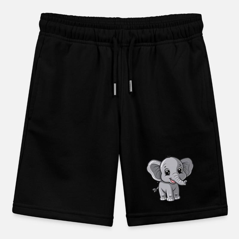 Look mignon de bébé éléphant gris Short bio MINI BOLTER Stanley/Stella Ado