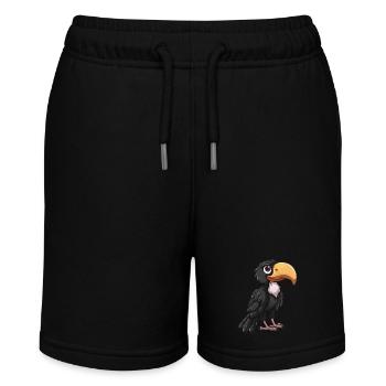 Californian Condor in a Proud Pose - Stanley/Stella MINI BOLTER Organic Teen Jogging Shorts - black - Front
