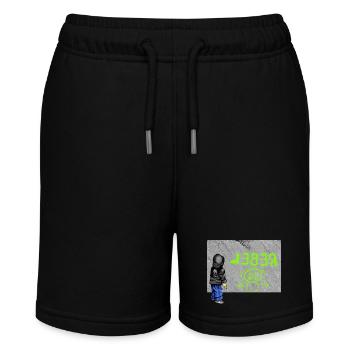 rebel - Stanley/Stella MINI BOLTER Organic Teen Jogging Shorts - black - Front