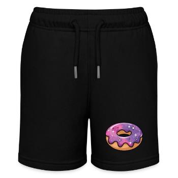 Kosmische Galaxie Donut - Stanley/Stella Teenager Bio-Joggingshorts MINI BOLTER - Schwarz - Vorne
