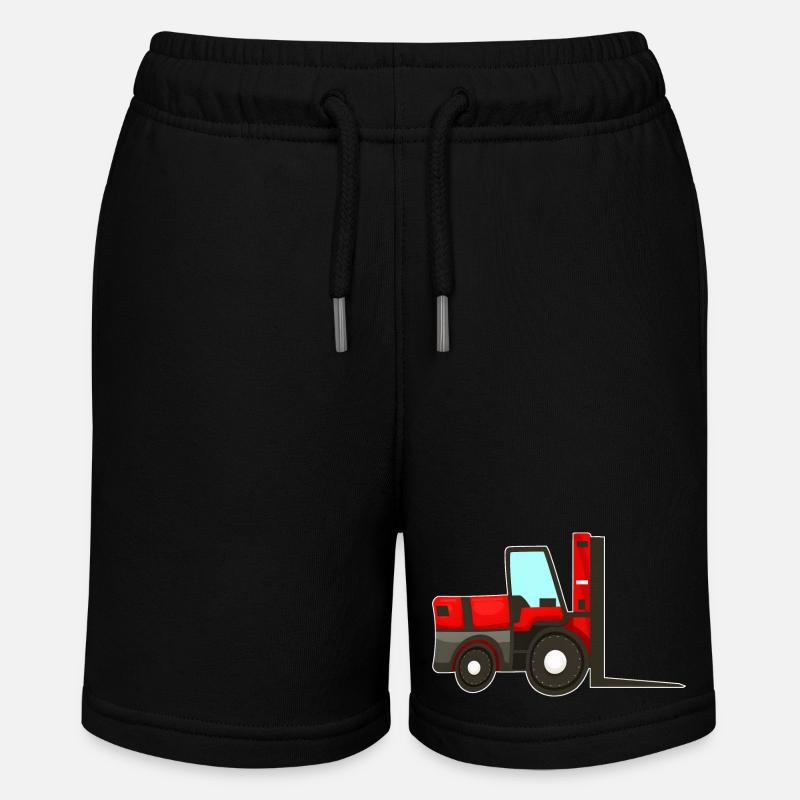 Chariot élévateur rouge - Short bio MINI BOLTER Stanley/Stella Ado - noir