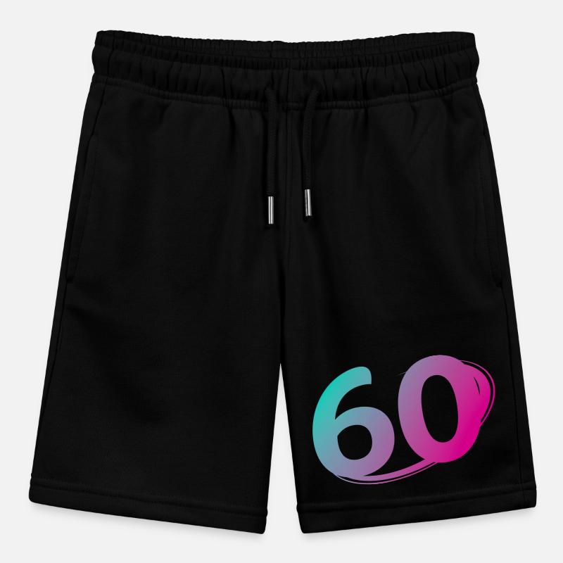 Number 60 multicolor Stanley/Stella MINI BOLTER Organic Teen Jogging Shorts