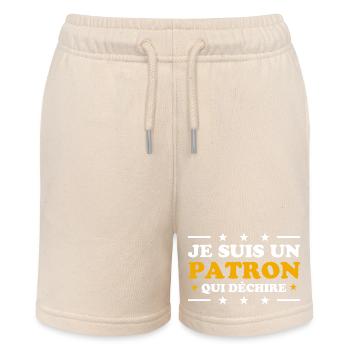 CHEF, DER ROCKT - Stanley/Stella Teenager Bio-Joggingshorts MINI BOLTER - Natur - Vorne
