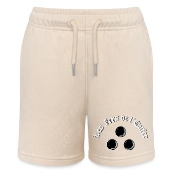 Les Fers de l'Enfer / The Irons of Hell - Pétanque - Stanley/Stella MINI BOLTER Organic Teen Jogging Shorts - soft Ecru - Front