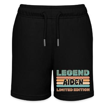 Prénom Aiden - Short bio MINI BOLTER Stanley/Stella Ado - noir - Devant