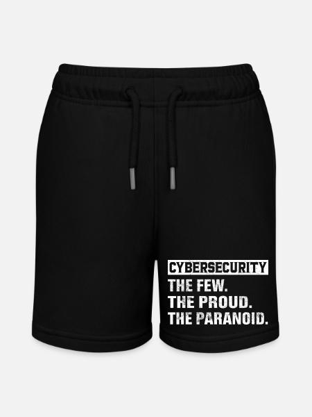 Cybersecurity Paranoia Humor Design - Stanley/Stella Teenager Bio-Joggingshorts MINI BOLTER - Schwarz