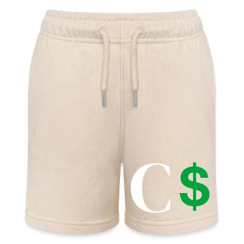Buchstabe c Dollar - Stanley/Stella Teenager Bio-Joggingshorts MINI BOLTER - Natur - Vorne