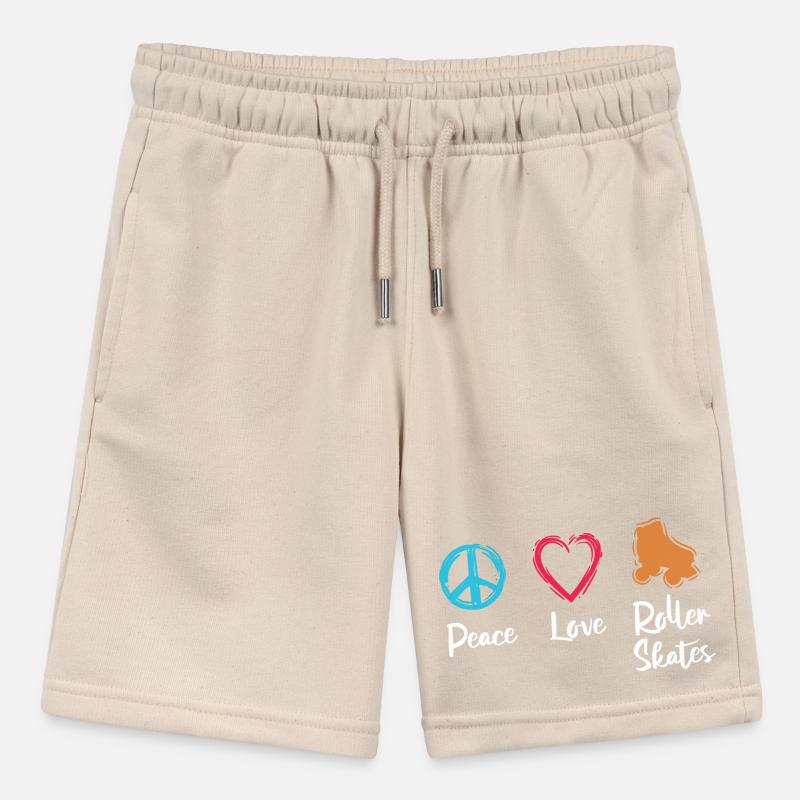 Frieden Liebe Rollerskates Stanley/Stella Teenager Bio-Joggingshorts MINI BOLTER