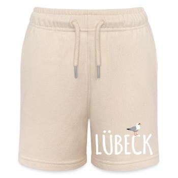 Lübeck Möwe - Stanley/Stella Teenager Bio-Joggingshorts MINI BOLTER - Natur - Vorne