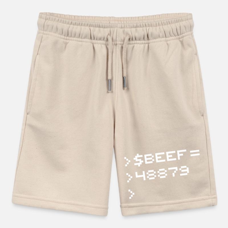 BEEF 8-Bit Code Nerd Pixel Terminal Retro Stanley/Stella Teenager Bio-Joggingshorts MINI BOLTER