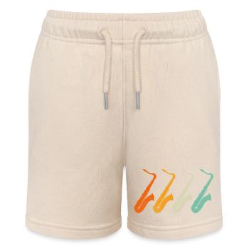 Sax saxophone saxophone - Stanley/Stella MINI BOLTER Organic Teen Jogging Shorts - soft Ecru - Front