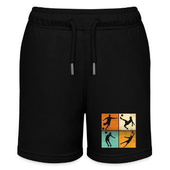 Passionné de foot t-shirt joueur de foot Vintage - Short bio MINI BOLTER Stanley/Stella Ado - noir - Devant