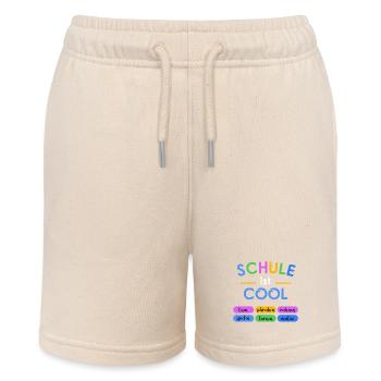 Schule ist cool - Stanley/Stella Teenager Bio-Joggingshorts MINI BOLTER - Natur - Vorne