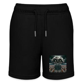 Spooky Moon - Stanley/Stella MINI BOLTER Organic Teen Jogging Shorts - black - Front
