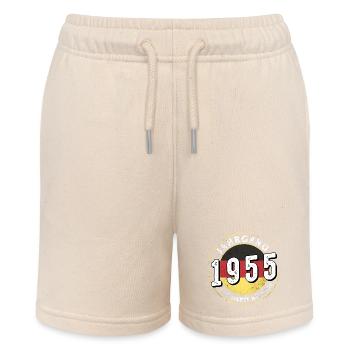 69 Jahre alt Jahrgang 1955 Jahrgangs 1955 - Stanley/Stella Teenager Bio-Joggingshorts MINI BOLTER - Natur - Vorne