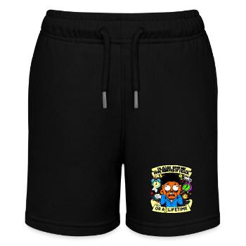 Give me five minutes - Stanley/Stella Teenager Bio-Joggingshorts MINI BOLTER - Schwarz - Vorne