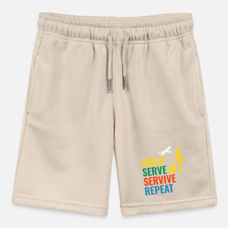 Flugbegleiter Flugbegleiter Flugcabin Crew Personal der Fluggesellschaft Stanley/Stella Teenager Bio-Joggingshorts MINI BOLTER