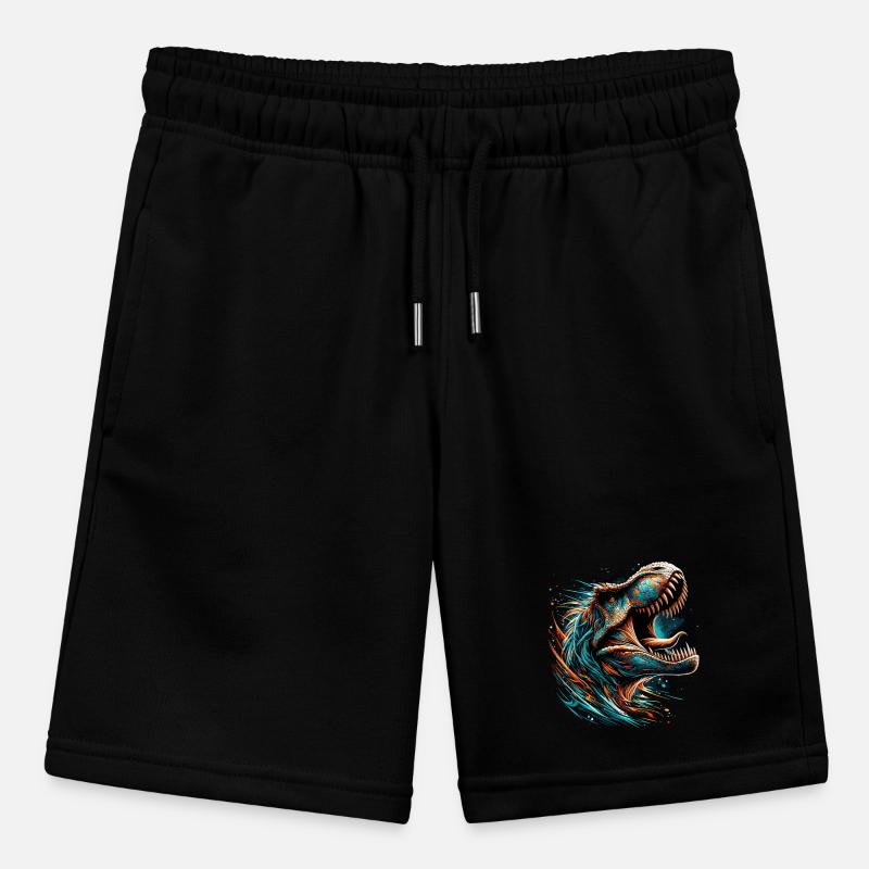 Roaring T-Rex Dinosaur Gift Stanley/Stella MINI BOLTER Organic Teen Jogging Shorts