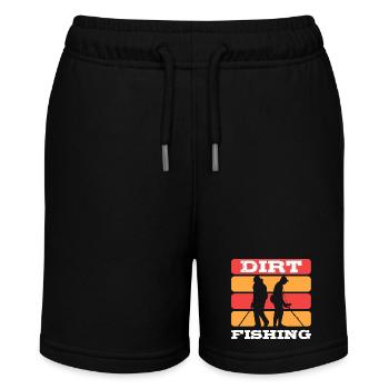 Metal detector - Stanley/Stella MINI BOLTER Organic Teen Jogging Shorts - black - Front