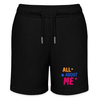 All About Me - Stanley/Stella Teenager Bio-Joggingshorts MINI BOLTER - Schwarz - Vorne