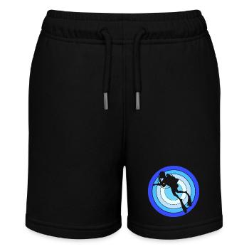 Tauchen - Stanley/Stella Teenager Bio-Joggingshorts MINI BOLTER - Schwarz - Vorne