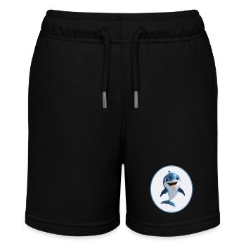 Delphin - Stanley/Stella Teenager Bio-Joggingshorts MINI BOLTER - Schwarz - Vorne
