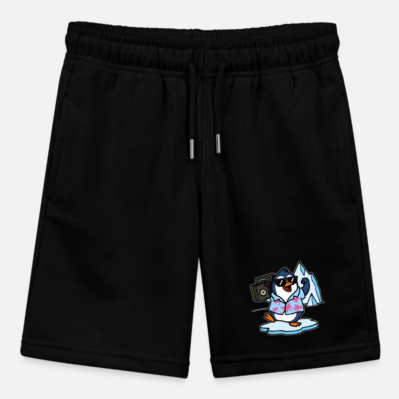 Cool Penguin Comic Stanley/Stella MINI BOLTER Organic Teen Jogging Shorts