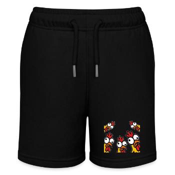 Poulets fous - Short bio MINI BOLTER Stanley/Stella Ado - noir - Devant