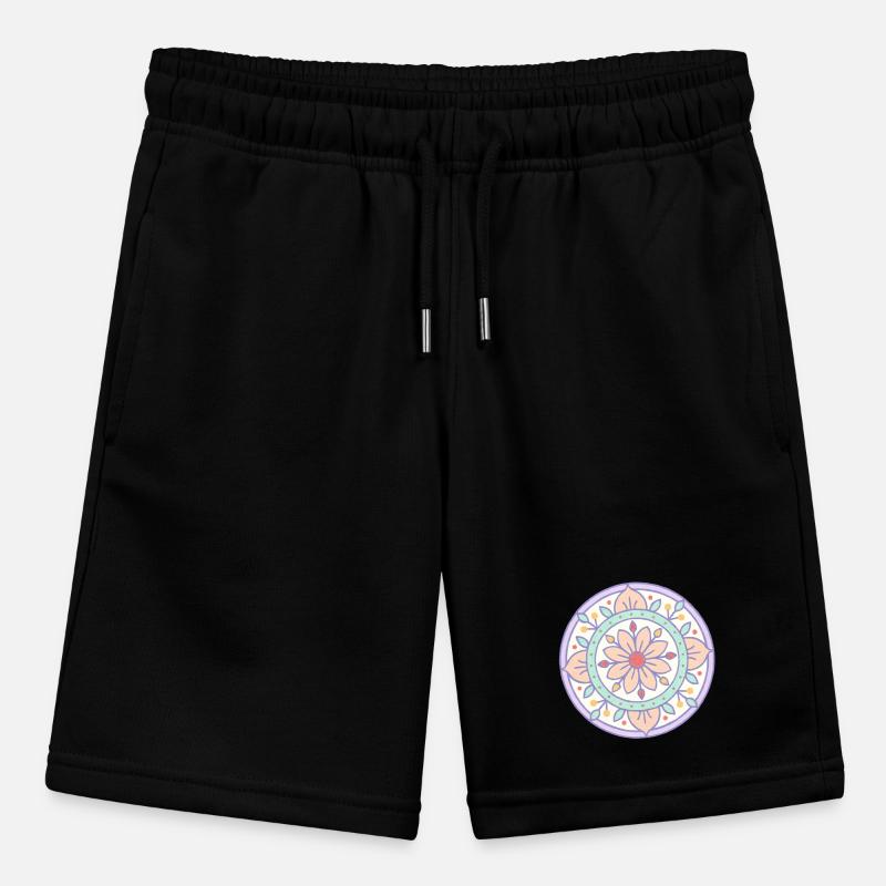 Mandala à effet risographe Short bio MINI BOLTER Stanley/Stella Ado