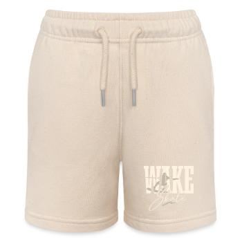 Wakeskate Wakeskating Wakeskater Wakeboard - Stanley/Stella Teenager Bio-Joggingshorts MINI BOLTER - Natur - Vorne